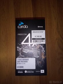 Predam nepouzity Cardo interkom bluetooth handsfree 4X JBL