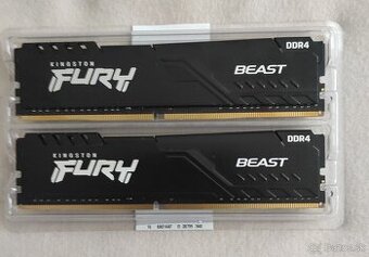 Kingston Fury Beast, 2x8 GB, 3200 MHz, DDR4