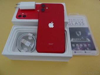 iPhone 11 128GB RED - ZÁRUKA 1 ROK  - DOBRY STAV