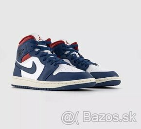 Nike Air Jordan 1 Mid W French Blue Velkost 38.5 EUR