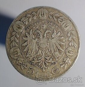 5 Koruna 1900 bz, Rakúsko - Uhorsko