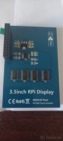 3.5" 320x480 TFT displej pro Raspberry Pi, SPI, dotykový