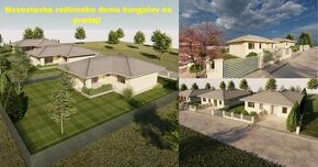 Novostavba rodinného domu BUNGALOV v NOVEJ ŠTVRTI