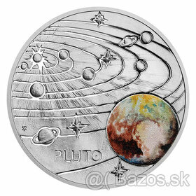 Predám: Strieborná minca Mliečna cesta - Pluto proof - 1