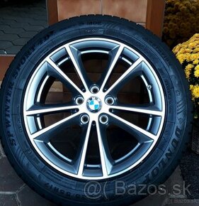 alu R17 5x120 ET27, bicolor, senzory, orig. BMW, nová rada 5