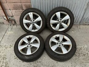 15" Elektrony SKODA 5x100 so zimnymi pneu 185/60 R15 - 1