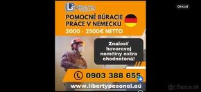 Pomocne Buracie Práce NEMECKO Nastup JANUAR 2025