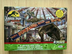 NOVÝ Mattel Jurassic World Adventný kalendár - 19 dinosaurov - 1