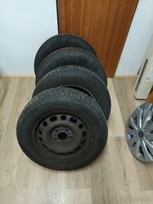 Zimné pneumatiky Barum Polaris 5 195/65 R15, pl.disky 5x114 - 1