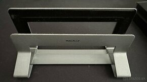 Macally stojan Vertical laptop stand - Space Gray Aluminium