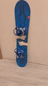 Snowboard 128 cm +viazanie+topánky