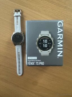 Garmin Fenix 7S Pro Sapphire Solar Soft Gold / Light Sand