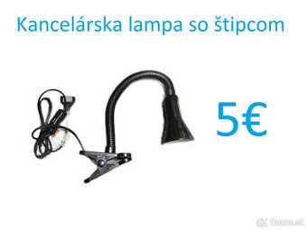 Kancelárska lampa so štipcom - 1