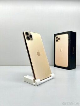 iPhone 11 PRO MAX GOLD NOVÁ BATÉRIA 100% ZDRAVIE - 1