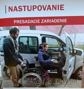 Elektrické presadzacie zariadenie do auta pre ZŤP