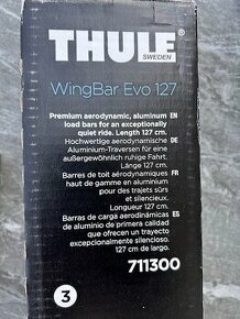 stešný nosič - tyče WINGBAR EVO 127 - nepoužívané, nové - 1