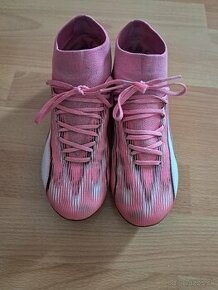 Kopačky Puma ULTRA PRO FG/AG Jr Poison Pink + Halovky adidas