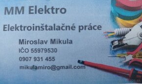 Elektroinštalačné prace