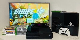 Xbox ONE 500GB HDD + kinect + 15 hier, v krabici