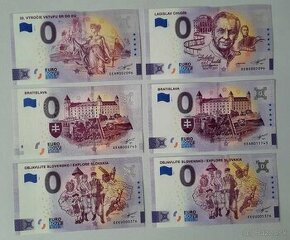 0€ / 0 euro suvenírová bankovka SK