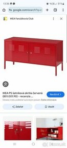 Kupim cervenu plechovu Ikea PS skrinku