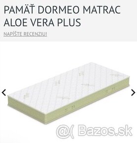 Matrac Dormeo Aloe Vera Plus