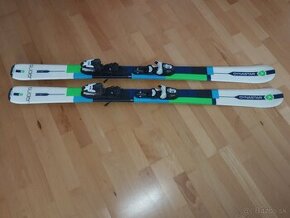 Juniorske lyže DYNASTRAR 140cm + lyžiarky (veľkosť 39)