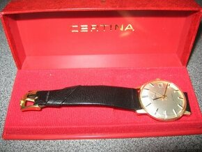 Pánske zlaté hodinky CERTINA 18K