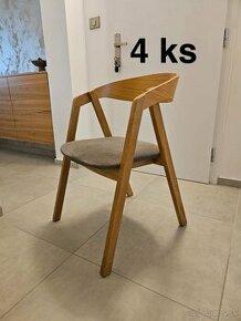 4 stoličky masiv - 1