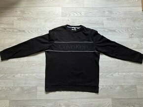 Calvin Klein mikina/crewneck, čierna, veľkosť L