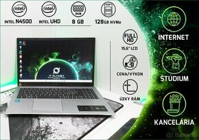 15,6" FullHD Acer® Aspire, Intel N4500/Intel UHD/8GB/128GB