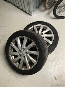 2x Mazda elektrony + zimné pneu 215/50 R17 - 1