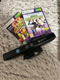 Mixrosoft Xbox 360 Kinect sensor + 2 hry