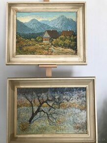 Obrazy-Strom a Dedina