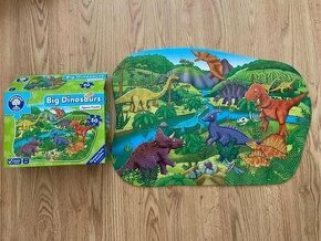 Puzzle dinosauri, vesmír a mcqueen