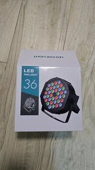 Disco lampa s LED diódami - 36x1W, RGB