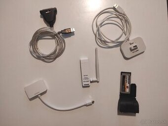 Predám rôzne adaptéry display port, paralel, wifi adapter - 1