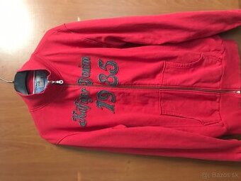 TOMMY HILFIGER originál Red pánska mikinka XL