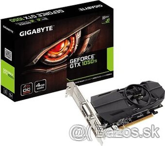 NVIDIA GIGABYTE GeForce GTX 1050 Ti OC Low Profile 4G