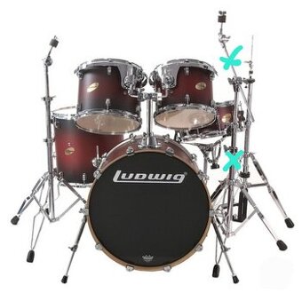 Ludwig accent cs costume 22" - 1