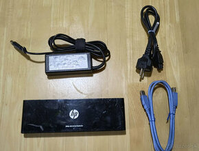 HP 3005pr USB 3.0 Port Replicator + 65W adaptér + USB kábel - 1