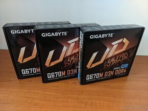 GIGABYTE Q670M-D3H DDR4, socket 1700 / NOVÉ - 1