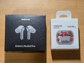 Nové Samsung Galaxy Buds 3 Pro biele + obal Keith Haring - 1