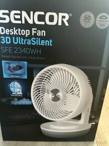 sencor ventilator desktop fan 3D ultrasilent