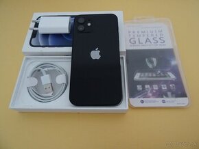 iPhone 12 128GB BLACK - ZÁRUKA 1 ROK - VELMI DOBRÝ STAV