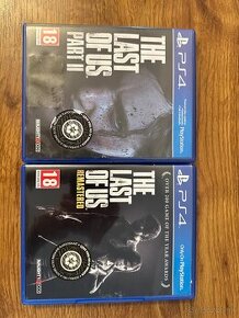 The Last of Us 1 eng remastered + The Last of Us 2 cz Ps4