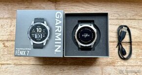 Predám Garmin Fenix 7 Silver/Graphite Band