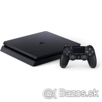 PS4 Slim 500 GB + 2 ovládače (malo používané)