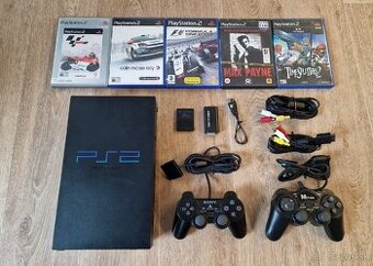 Predám - Playstation 2 + 5 Hier grátis PS2 - 1