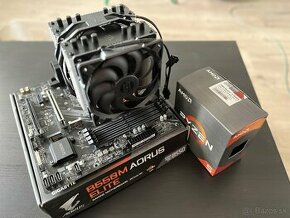 AMD 5600X + B550M Aorus Elite + Noctua Chladič